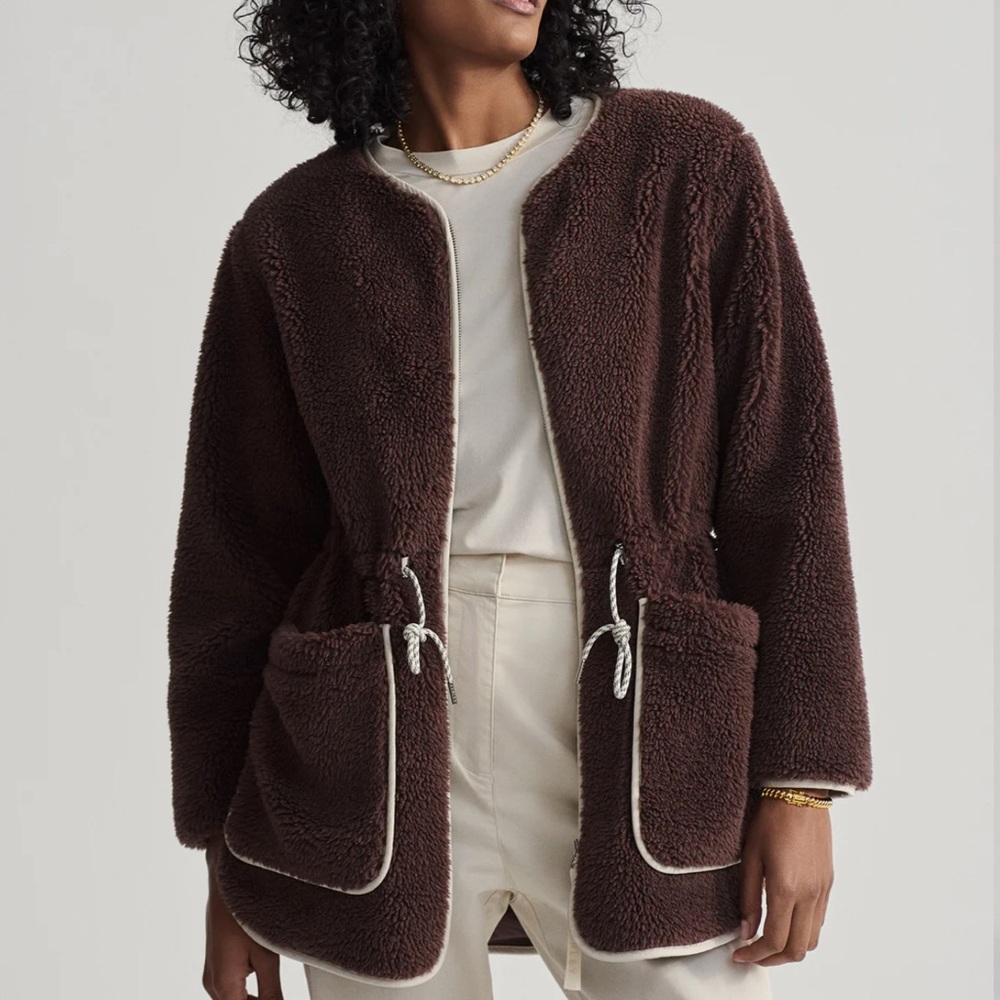 Varley Angelina Sherpa Coat - Picture 4 of 11
